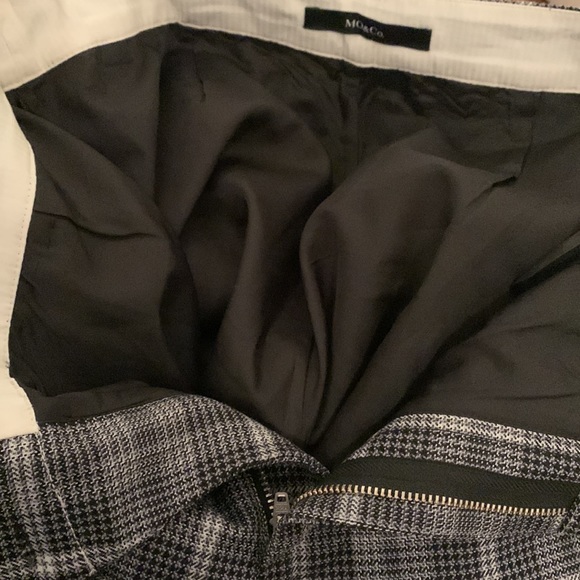 Mo&co designer plaid gray pant suit trousers - medium/large - Picture 11 of 11